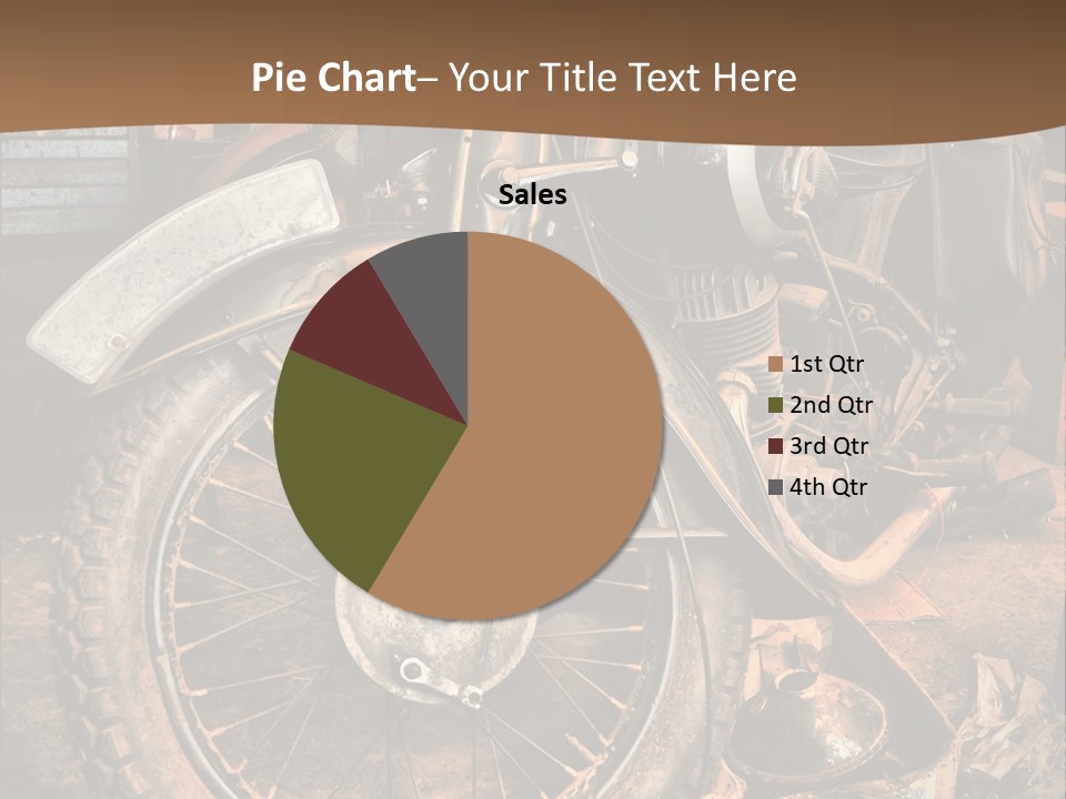 Steam Motorcycle Punk PowerPoint Template