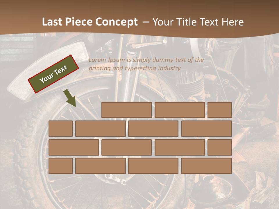 Steam Motorcycle Punk PowerPoint Template