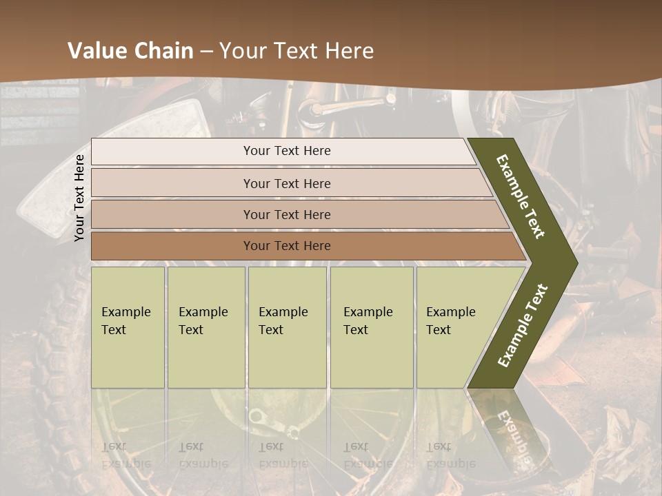 Steam Motorcycle Punk PowerPoint Template