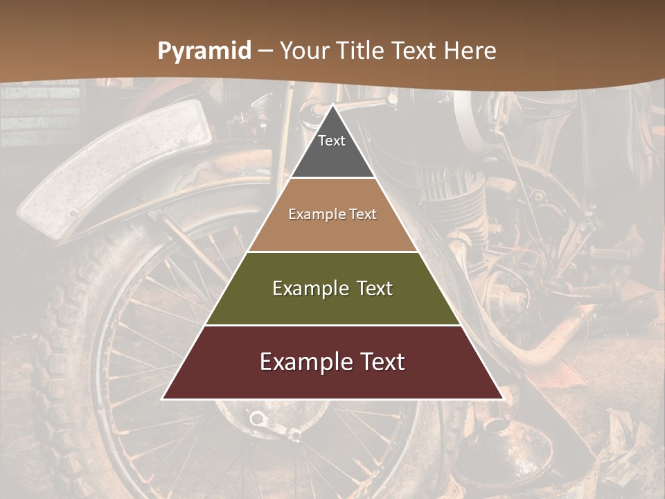 Steam Motorcycle Punk PowerPoint Template