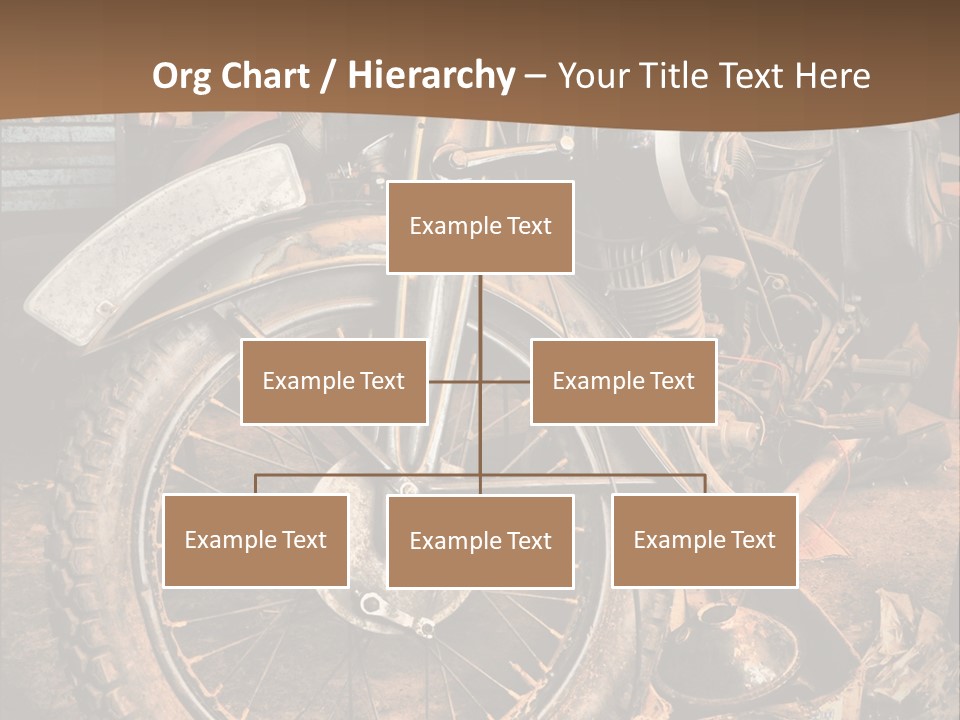 Steam Motorcycle Punk PowerPoint Template