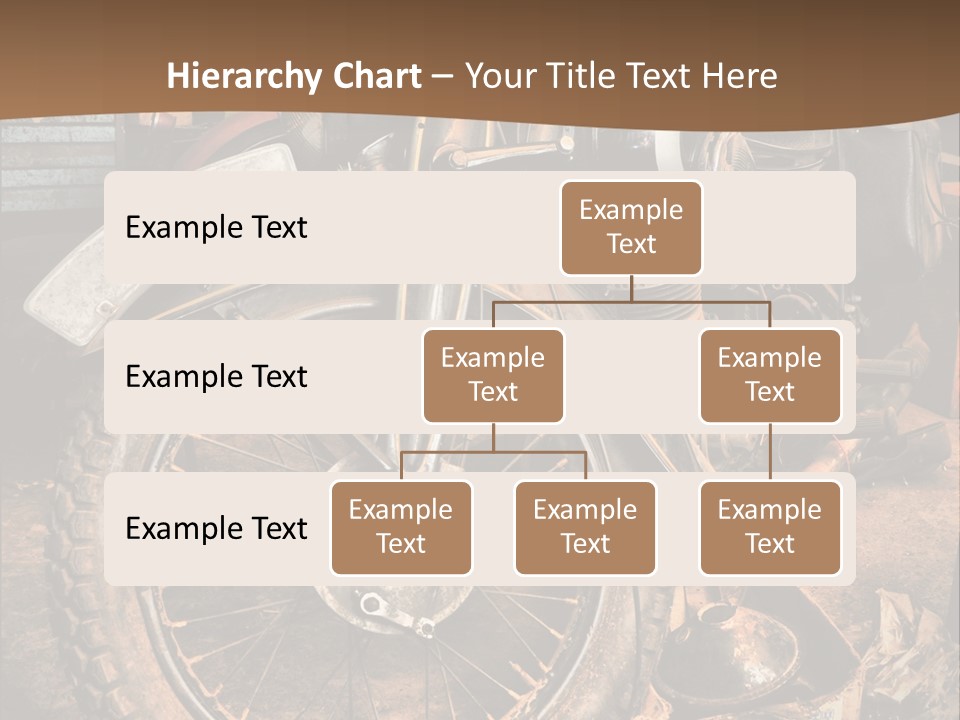 Steam Motorcycle Punk PowerPoint Template