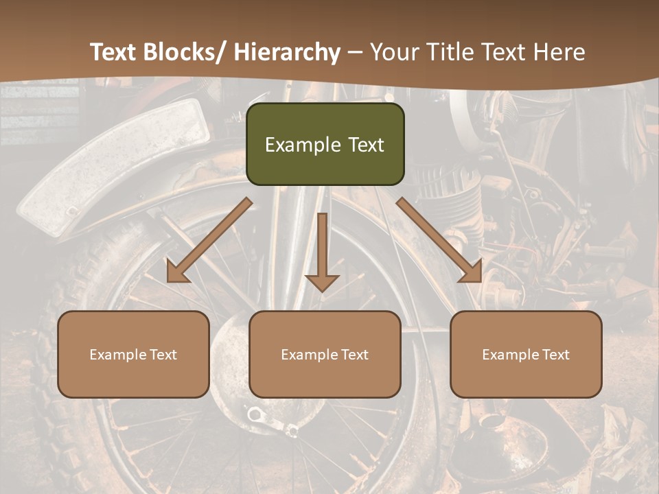 Steam Motorcycle Punk PowerPoint Template
