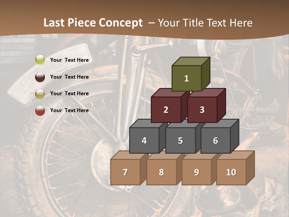 Steam Motorcycle Punk PowerPoint Template