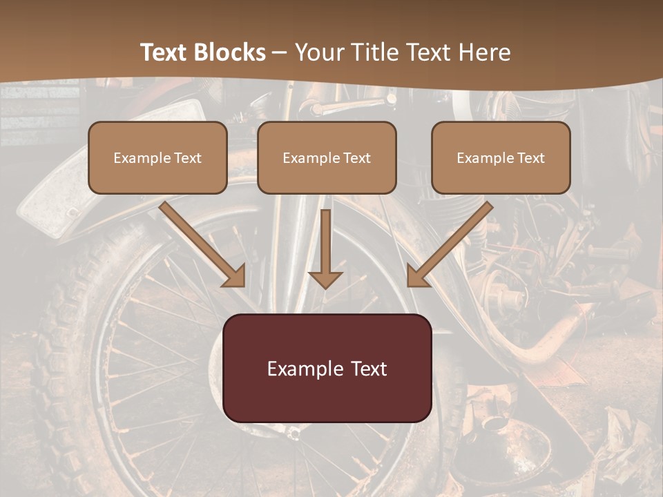 Steam Motorcycle Punk PowerPoint Template