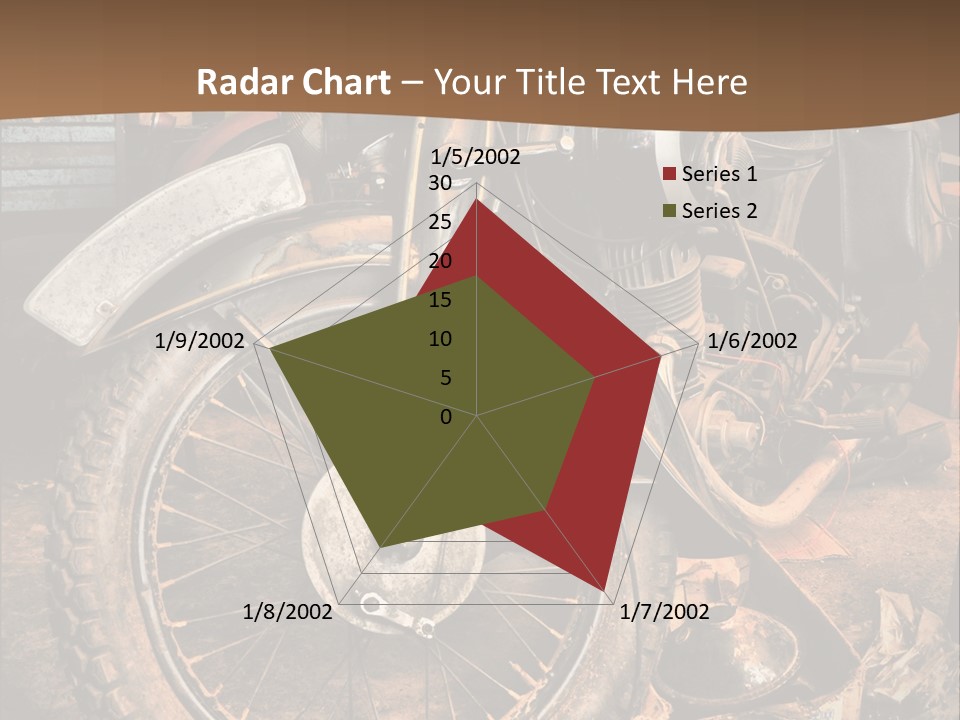 Steam Motorcycle Punk PowerPoint Template