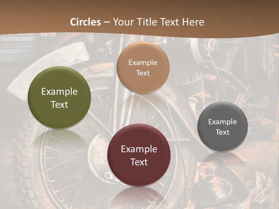 Steam Motorcycle Punk PowerPoint Template