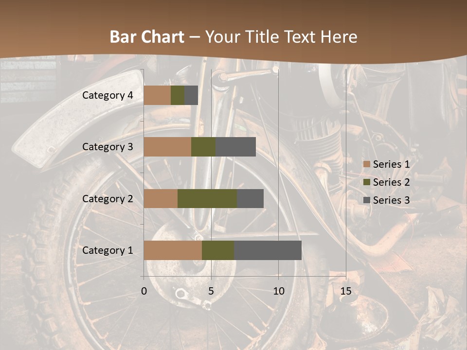 Steam Motorcycle Punk PowerPoint Template