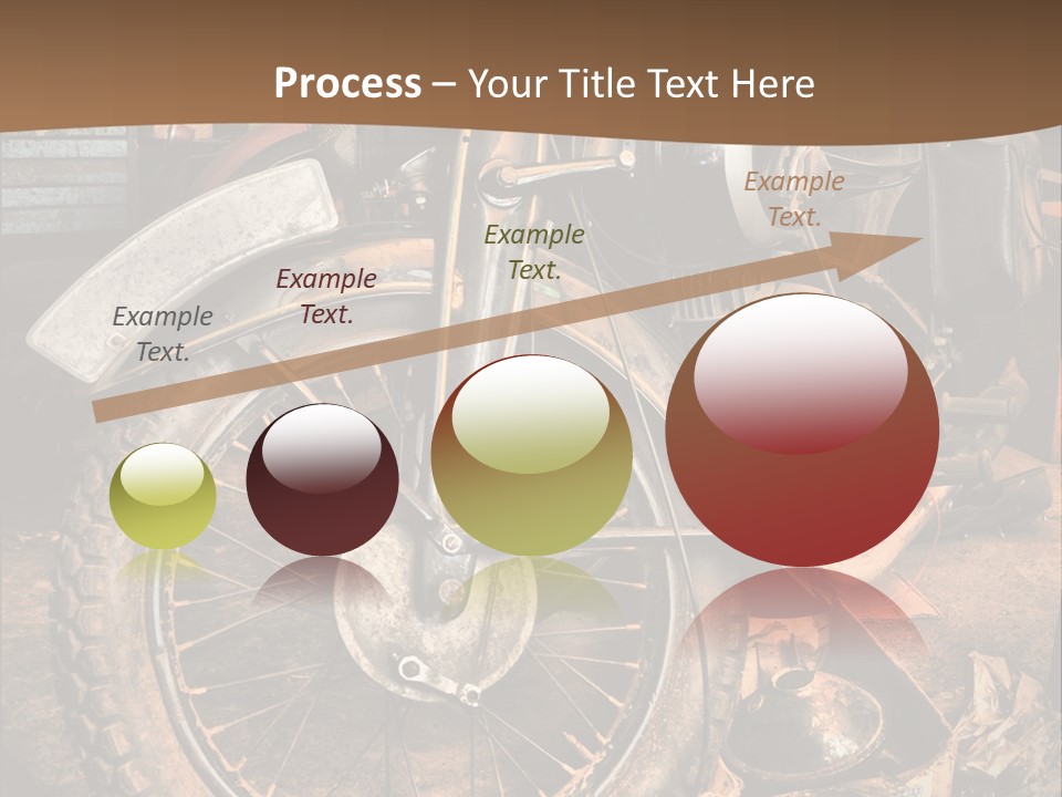 Steam Motorcycle Punk PowerPoint Template