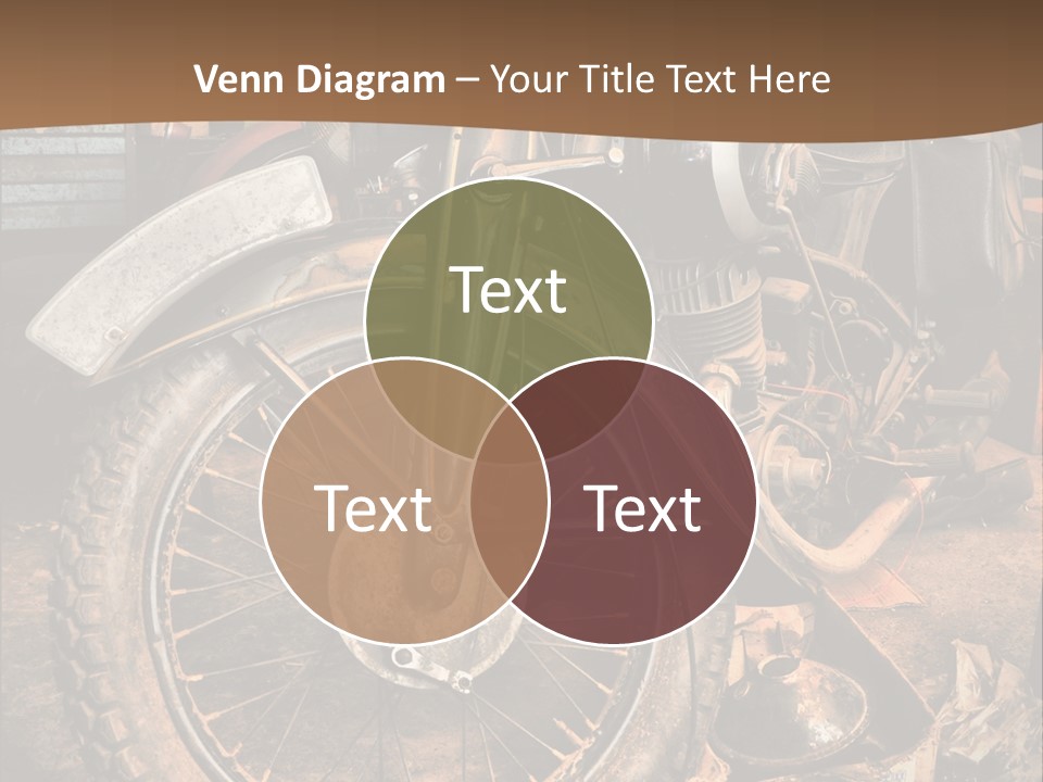 Steam Motorcycle Punk PowerPoint Template