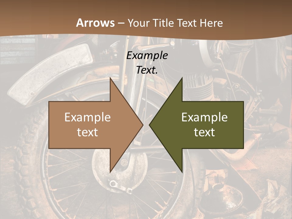 Steam Motorcycle Punk PowerPoint Template