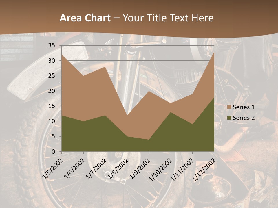 Steam Motorcycle Punk PowerPoint Template