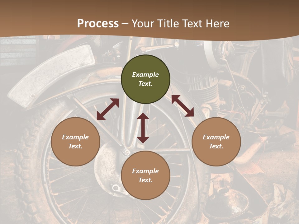 Steam Motorcycle Punk PowerPoint Template