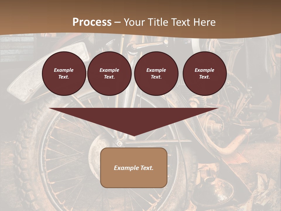 Steam Motorcycle Punk PowerPoint Template