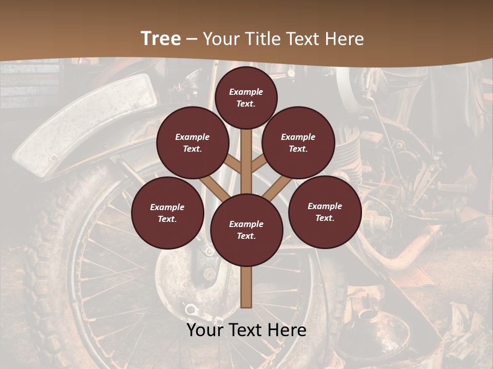 Steam Motorcycle Punk PowerPoint Template