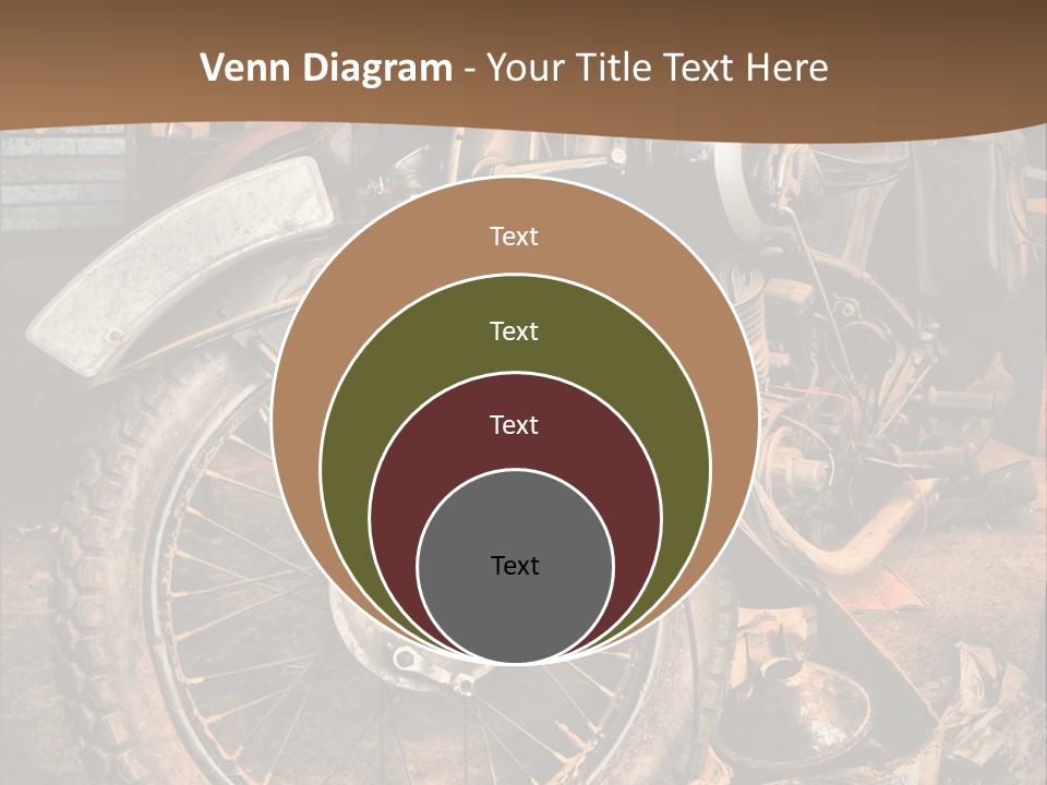 Steam Motorcycle Punk PowerPoint Template
