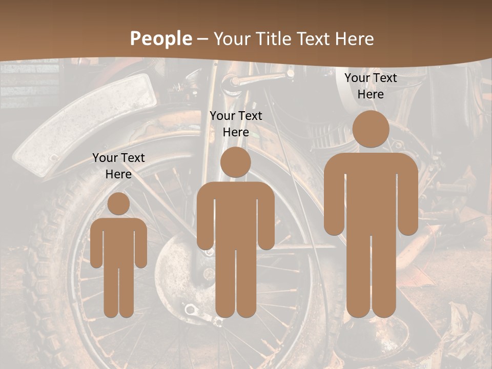 Steam Motorcycle Punk PowerPoint Template