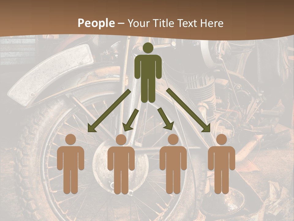 Steam Motorcycle Punk PowerPoint Template