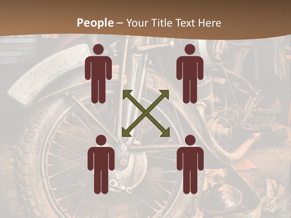 Steam Motorcycle Punk PowerPoint Template