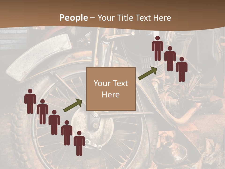 Steam Motorcycle Punk PowerPoint Template