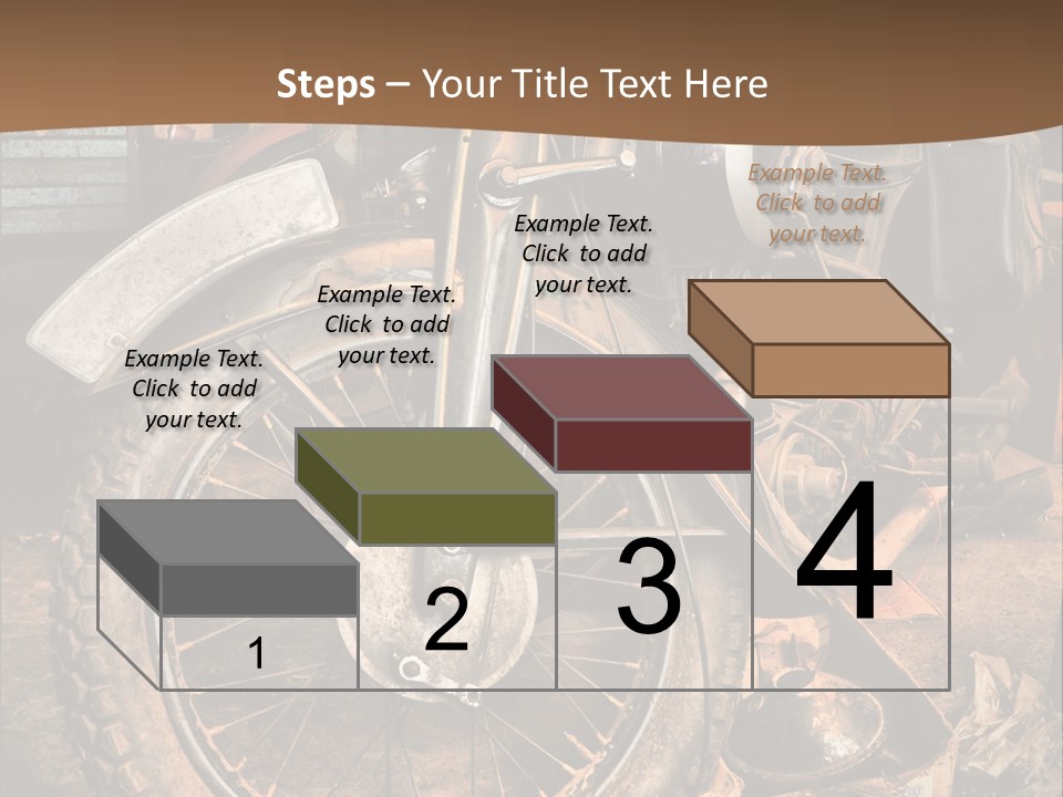 Steam Motorcycle Punk PowerPoint Template