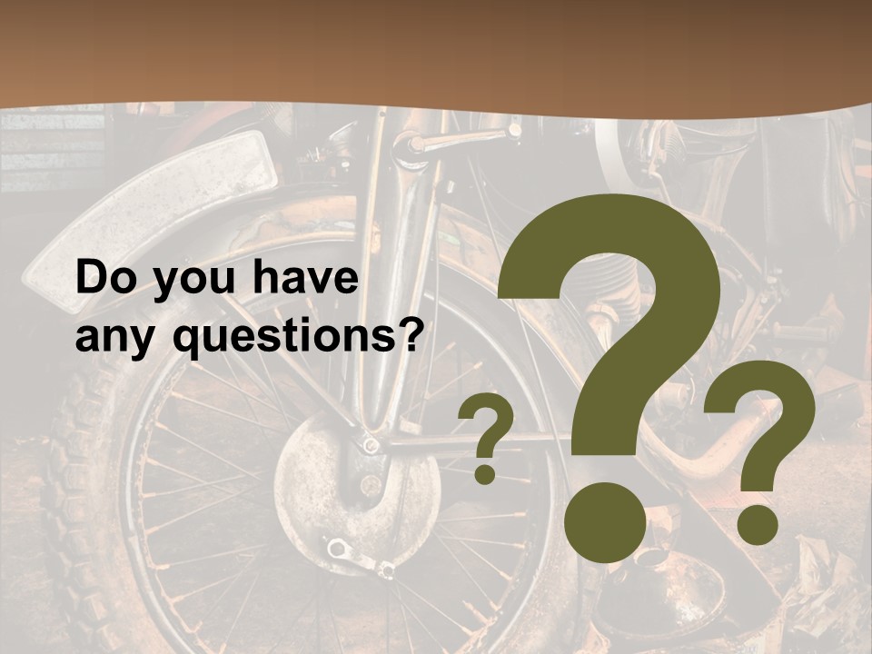 Steam Motorcycle Punk PowerPoint Template