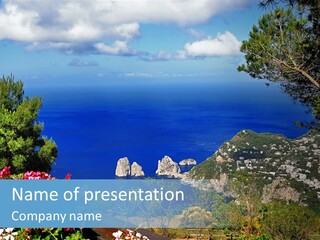 Mountain Landscape Outdoor PowerPoint Template