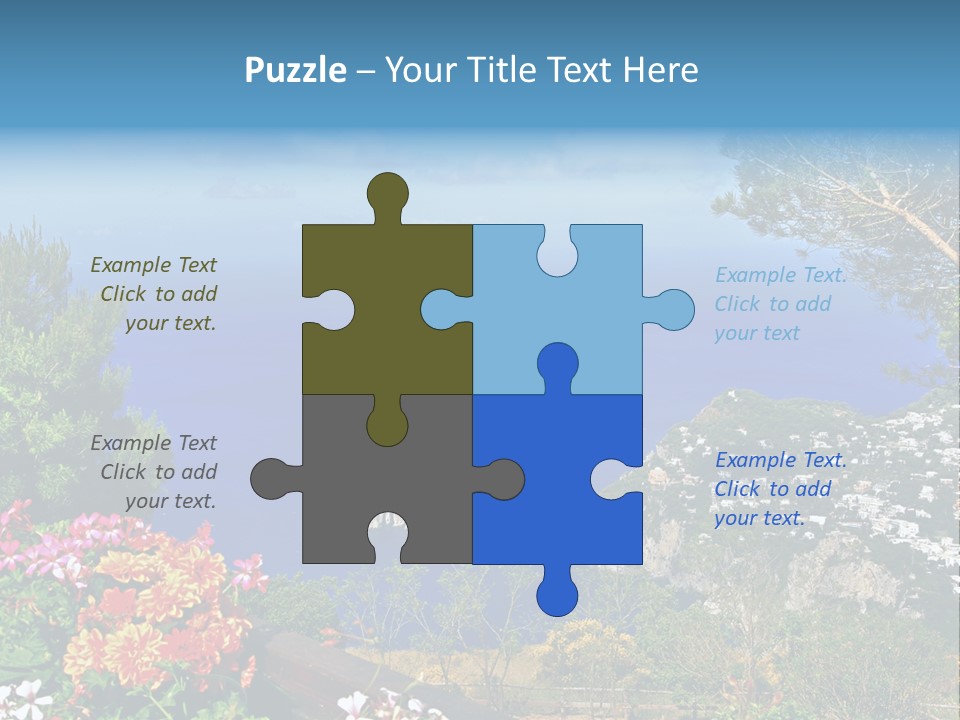 Mountain Landscape Outdoor PowerPoint Template