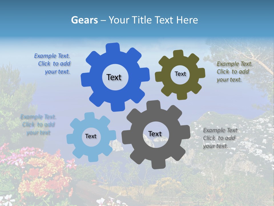 Mountain Landscape Outdoor PowerPoint Template