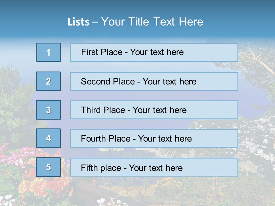 Mountain Landscape Outdoor PowerPoint Template