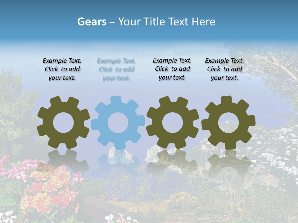 Mountain Landscape Outdoor PowerPoint Template