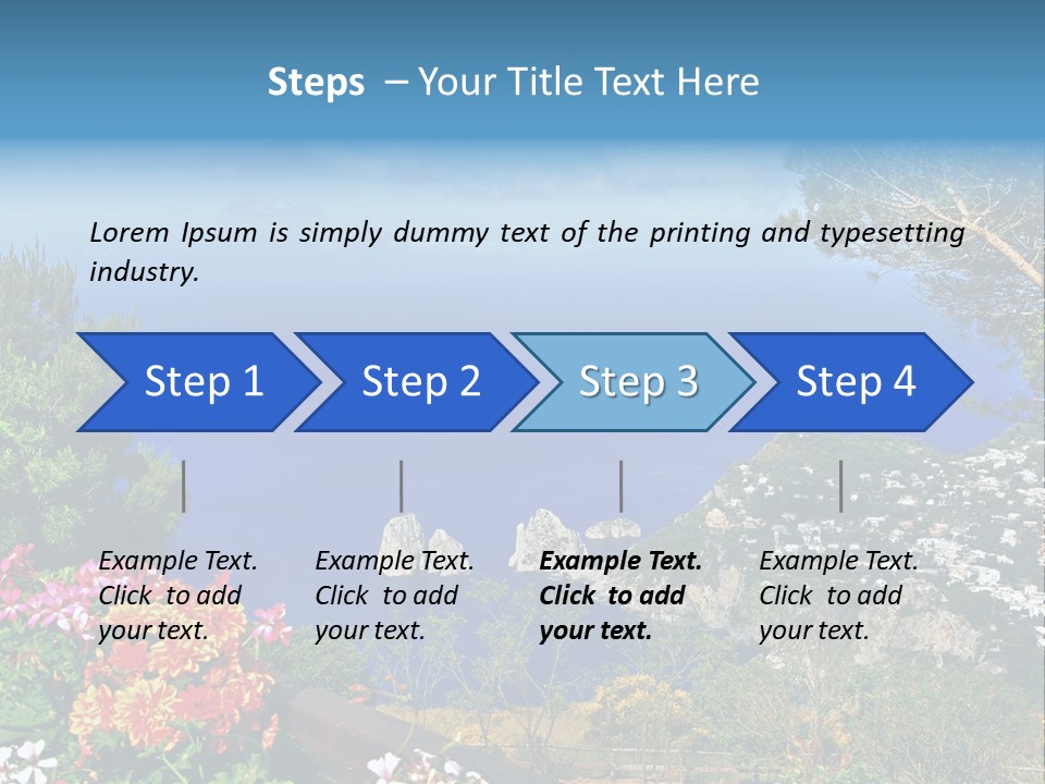 Mountain Landscape Outdoor PowerPoint Template