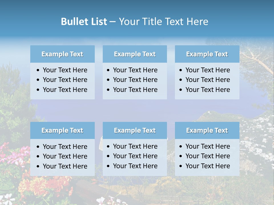 Mountain Landscape Outdoor PowerPoint Template
