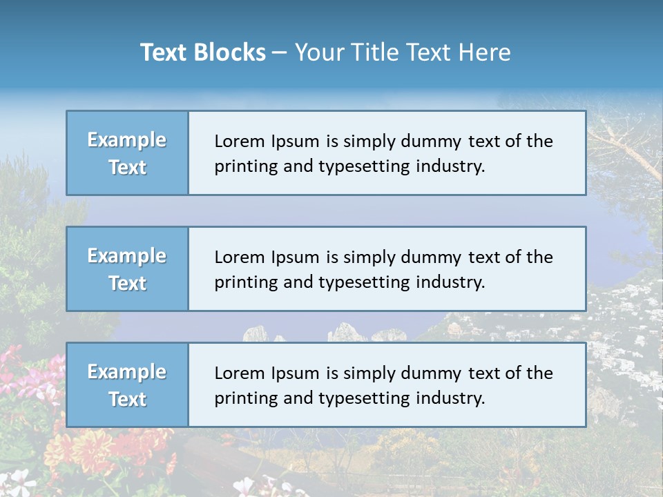 Mountain Landscape Outdoor PowerPoint Template