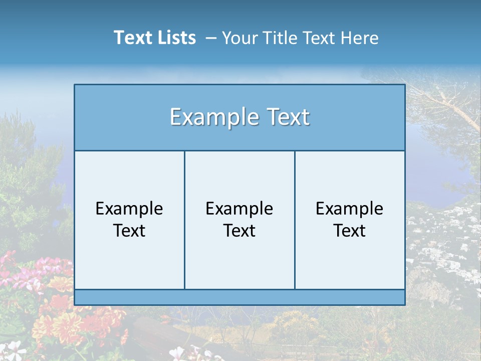Mountain Landscape Outdoor PowerPoint Template