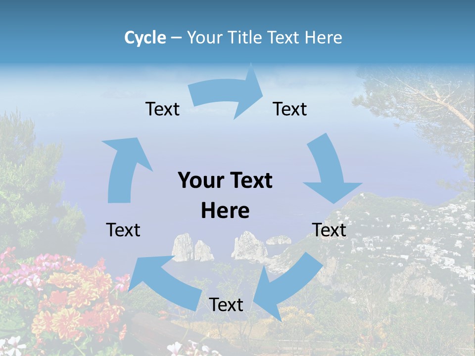 Mountain Landscape Outdoor PowerPoint Template