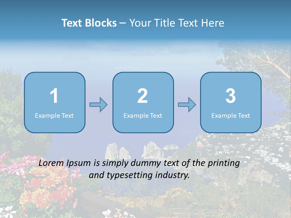 Mountain Landscape Outdoor PowerPoint Template