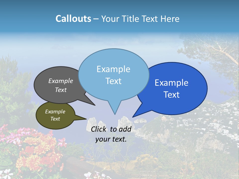 Mountain Landscape Outdoor PowerPoint Template