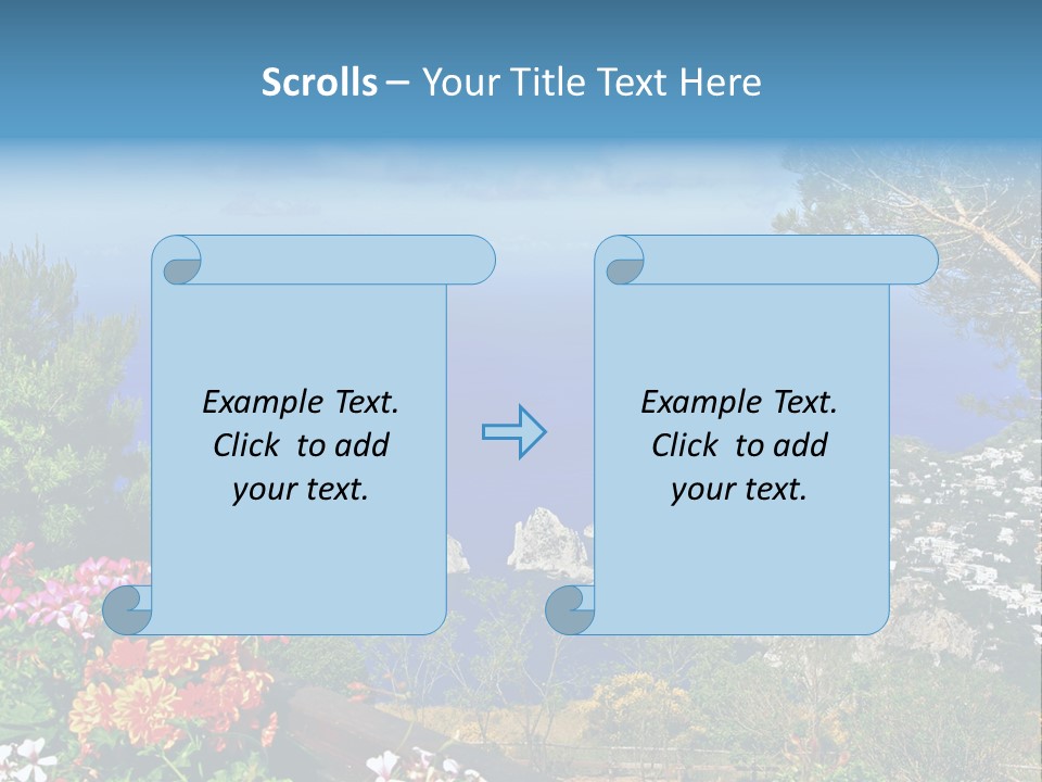 Mountain Landscape Outdoor PowerPoint Template