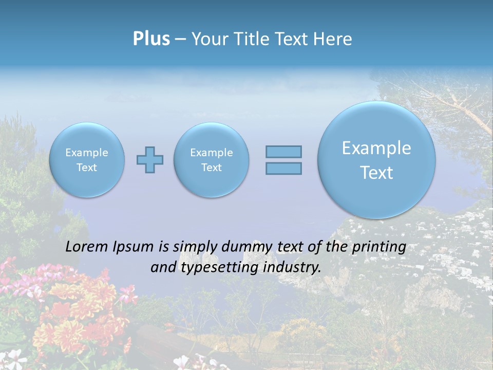 Mountain Landscape Outdoor PowerPoint Template
