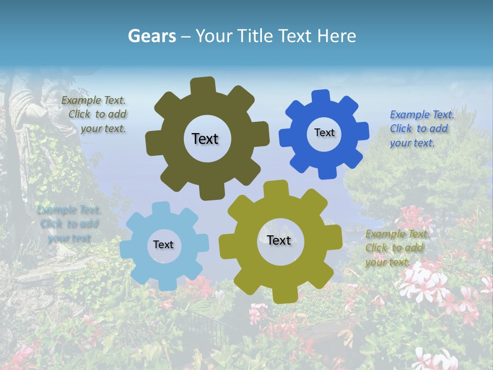 Recreational Mediterranean Vista PowerPoint Template