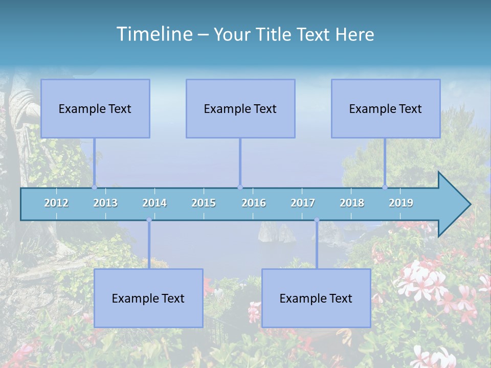 Recreational Mediterranean Vista PowerPoint Template