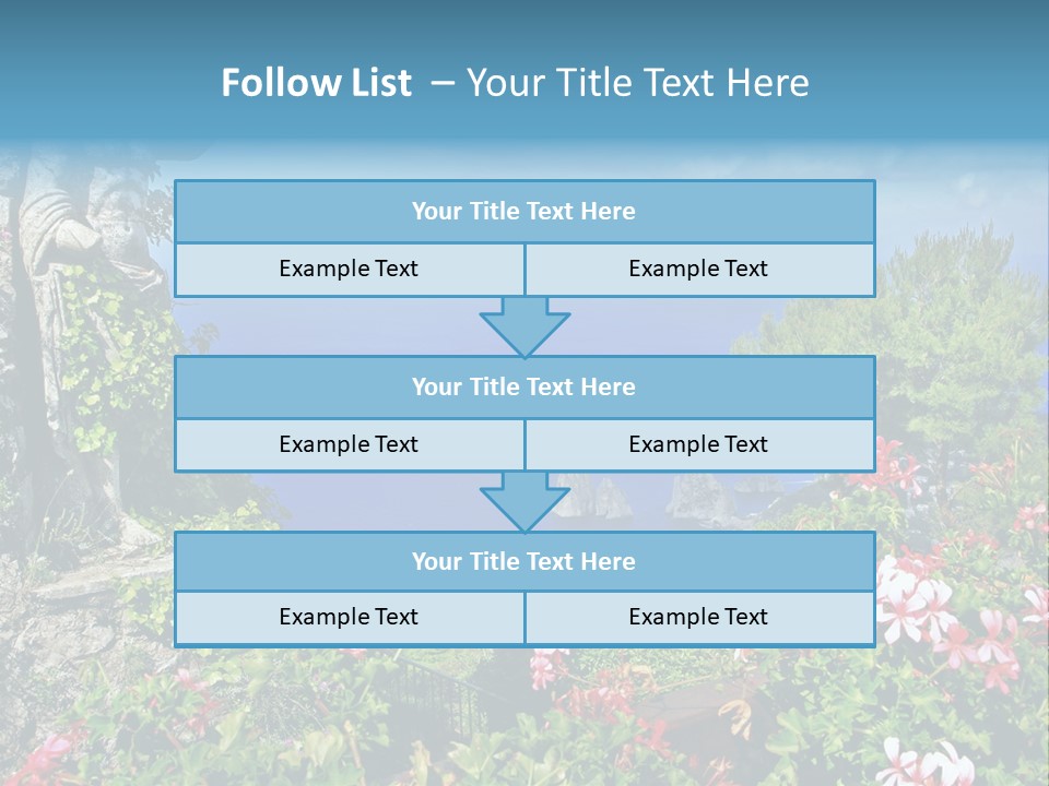 Recreational Mediterranean Vista PowerPoint Template