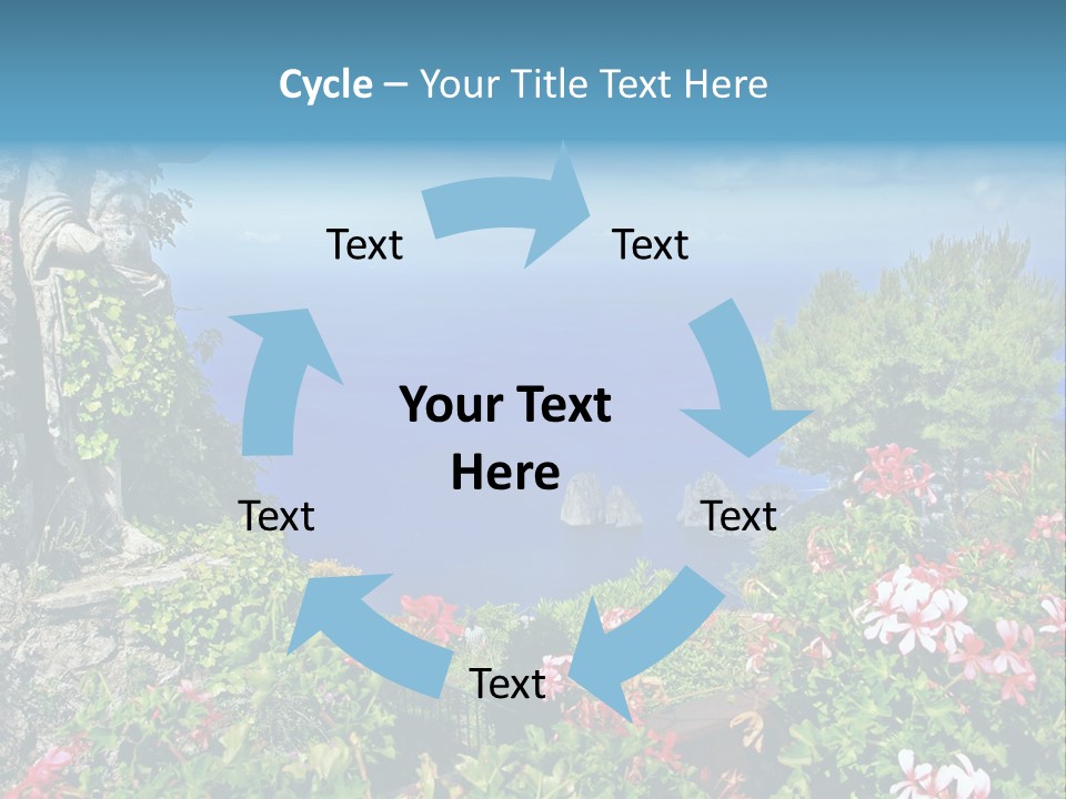 Recreational Mediterranean Vista PowerPoint Template