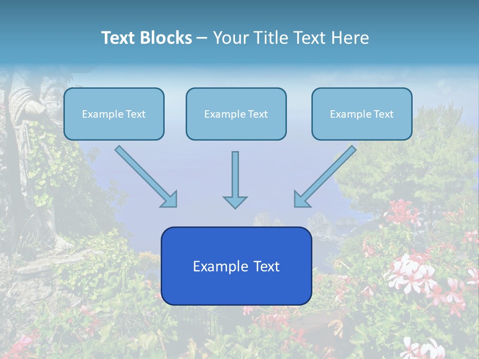 Recreational Mediterranean Vista PowerPoint Template