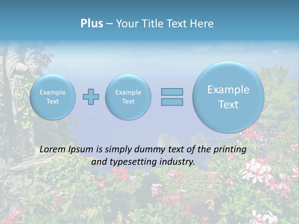 Recreational Mediterranean Vista PowerPoint Template