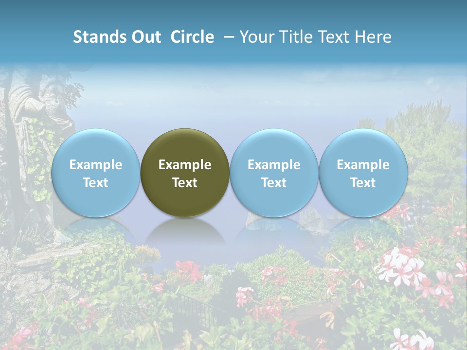 Recreational Mediterranean Vista PowerPoint Template