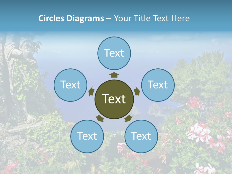 Recreational Mediterranean Vista PowerPoint Template