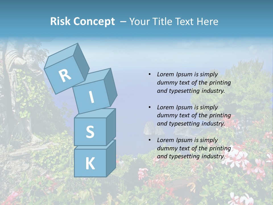 Recreational Mediterranean Vista PowerPoint Template