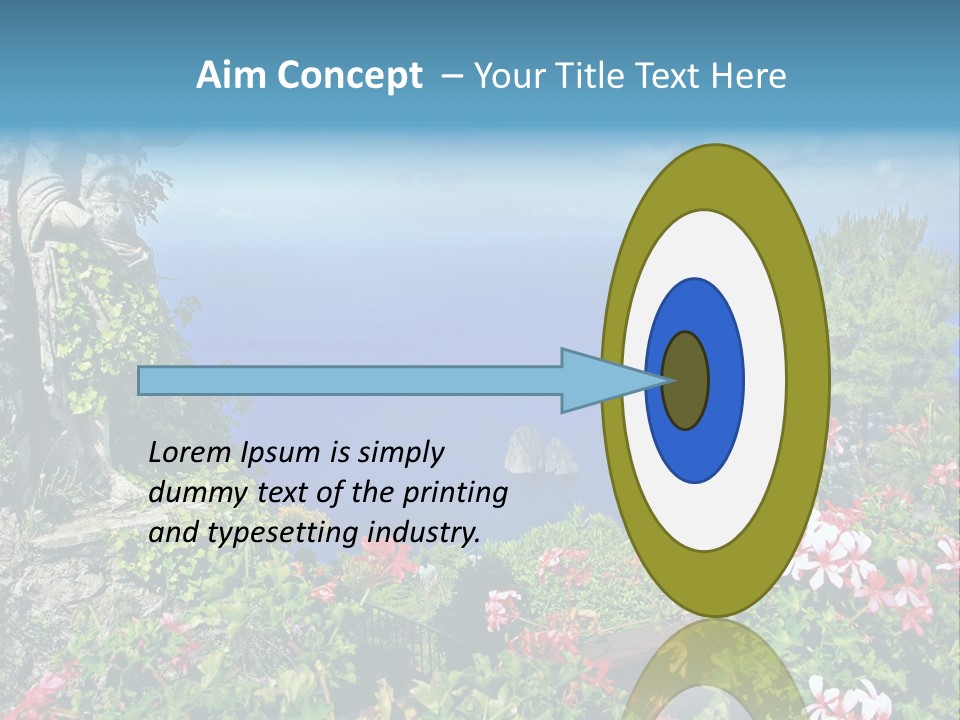 Recreational Mediterranean Vista PowerPoint Template